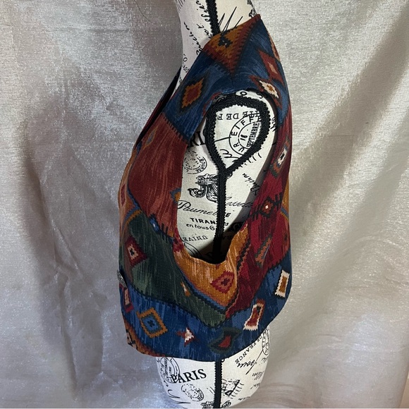 Coldwater Creek Aztec boho southwestern Vest - Picture 5 of 12